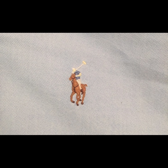 🔥 🏇🏽XL Ralph Lauren Yarmouth Light Blue Shirt - Picture 3 of 4